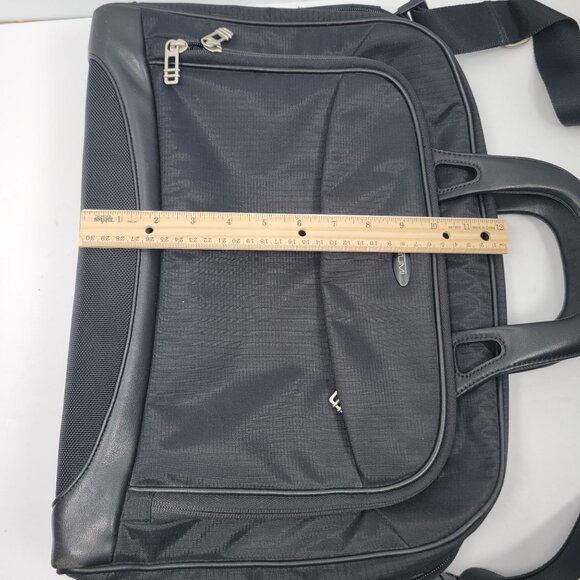 TUMI 2571D Men's Black Laptop Briefcase Shoulder Bag w/ Serial Number Tag - Picture 11 of 12